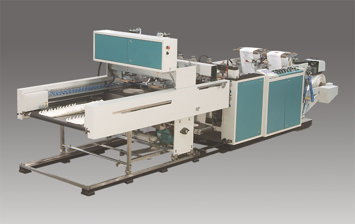 High Speed Twin Track T-shirt Bag Making Machine